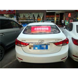 Car Rear Window 4500nits P3.9mm Transparent Led Screen FCC