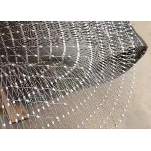 4mm Customized Stainless Steel Wire Rope Woven Mesh Non Rusting