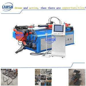 Exhaust Tube Pipe Bending Machine With Pressure Booster For Car Frame Headrest