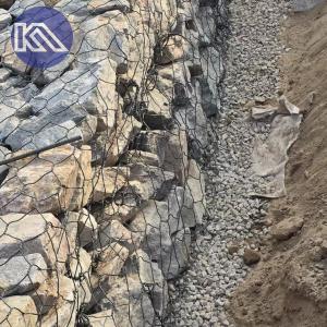 Wholesale High Strength Steel Wire Mesh Gabion Boxes 1.5mx0.5mx2m for Hillside Landslide Prevention and Road Embankment Stabilization Works from china suppliers