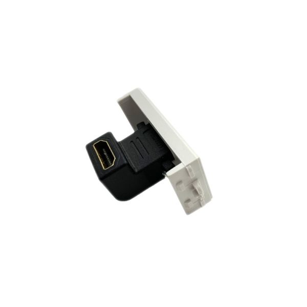 High Definition Ethernet Cable Accessories HDTV Elbow Module Socket Faceplate