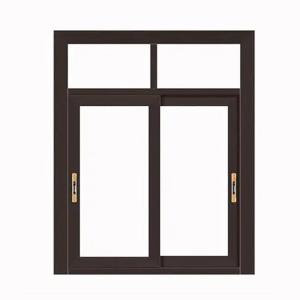 Wood Gain Aluminium Sliding Window Profile Anodised aluminium glass frame