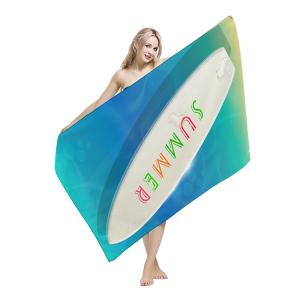 Commercial Cool Beach Towels , Embroidered Beach Towels Smooth Surface