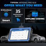 TOPDON ArtiDiag Pro V2.0 Bidirectional Diagnostic Scan Tool with ECU Coding