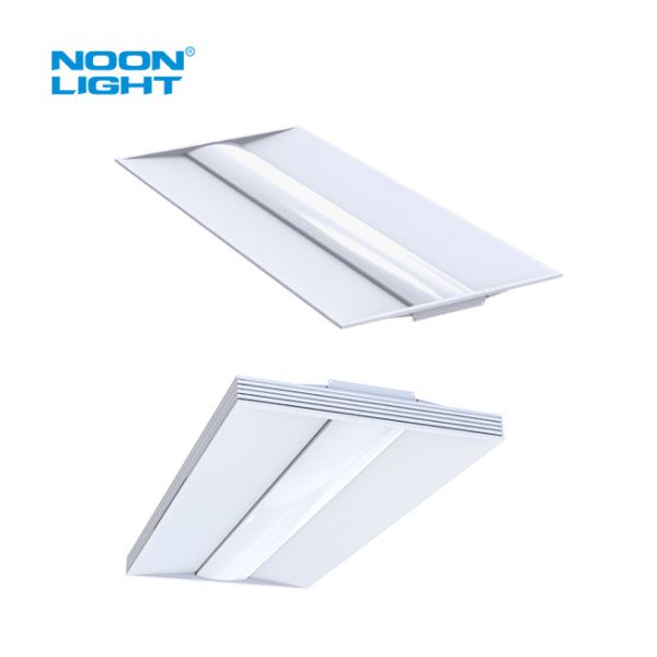 100-277VAC LED Troffer Lights with CRI 80 and Luminous Flux 2500/3250/4250