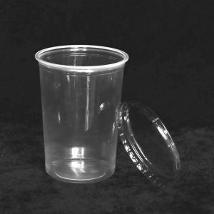32 Oz PP Disposable Plastic Container With Lids Sauce