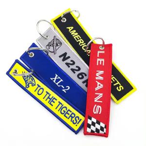 Custom Embroidered Keychain Double-Sided Anime Embroidered Key Tags