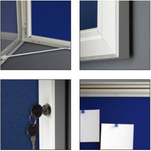 Anodized Silver 45mm ODM A0 Lockable Poster Frame