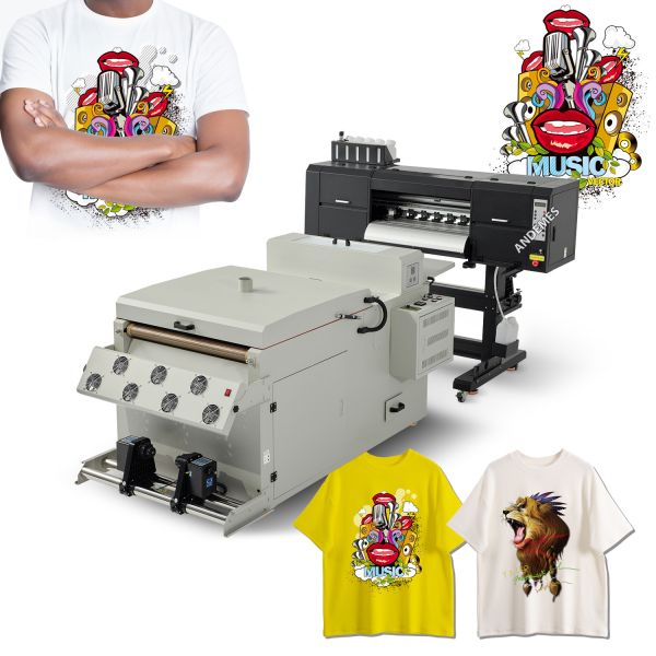 A1 Four Heads 65cm DTF Printer Conveyor Belt Baking Machine T Shirt Printing
