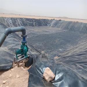 Black HDPE Geomembrane 2.0mm for Waterproofing Dam Liner in Kenya Fish Farm