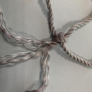 White rope high quality cargo climbing playground climbing net