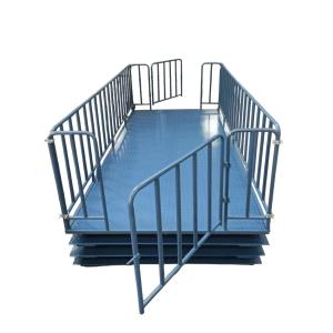 LED Digital Display 1 Ton Cattle Livestock Weight Scales with Cage Stable