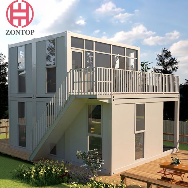 Quality Zontop Cheap Quick Assembled Sale Light Customized Steel Box Wall Window House Office  Container Mobile Home for sale