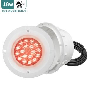 China SS316 PC Led Underwater Pool Lights Synchronization Control PAR56 on sale