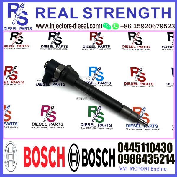 Original New Diesel Fuel Injector 0445110430 0986435214 46328576 68148332AA 35062008F For VM MOTORI Engine