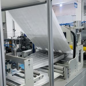 Ultrasonic Pocket Filter Making Machine With Trapezoidal Bag Appearance And Neat