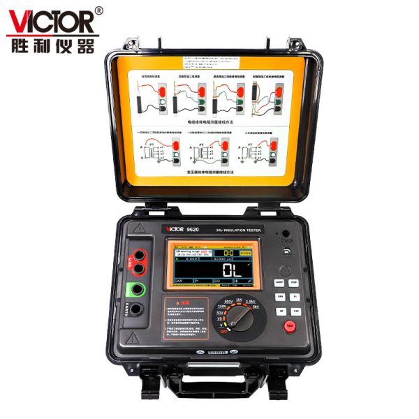 VICTOR 9600 Intelligent 5KV Digital High Voltage megohmmeter Insulation