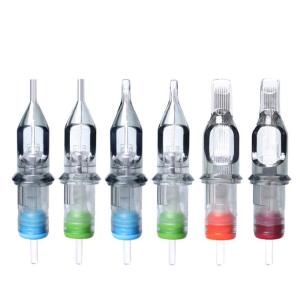China 20 Pcs / Box Round Liner Hawk Needle Cartridge With Membrane To Prevent Ink Back Flow on sale