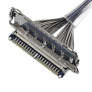 Horizontal Mating Type Micro-Coaxial Connector Lvds Connector Types 40 Pin Lvds