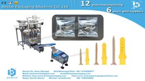 Wholesale Automatic pouch packing machine with two counting bowls for self tapping screw and plastic expansion wall plug from china suppliers
