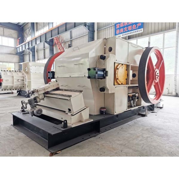 Full Automatic Clay Roller Crusher Machine Stone Brick Industrial Grinder