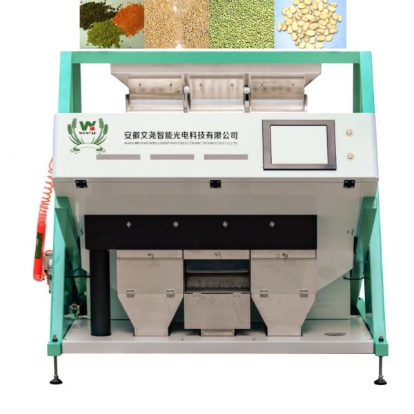Quality Wenyao High Capacity 192 Channels Optical Pulse Color Sorter Lupins Field Peas Fabaceous Bean Sorting Machine for Legumes for sale