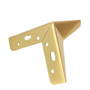 Y Style Replacement Sofa Legs , Chrome Sofa Legs 2.5mm Thickness With Rubber