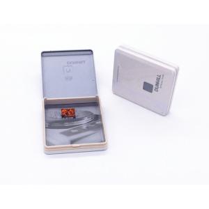 2 Layers Rectangular Metal Pencil Tin Box For School Kids With Lock And