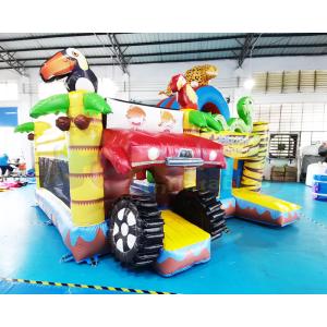 TUV Animal Zoo Jumping Bouncy Castle Inflatable Combo Bounce House
