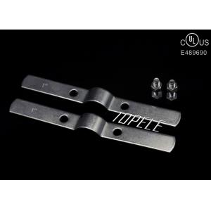 Zinc Plated Riser Metal Pipe Clamps Customized With Bolt , UL Approved