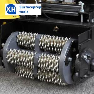 SASE SC10E Industrial Scarifier Drum with Carbide-Tipped Cutters – Concrete