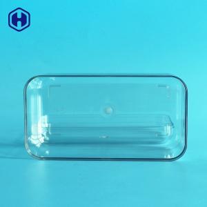 Durable 67mm Height PET Packaging Box Home Reusable Plastic Cookie Boxes