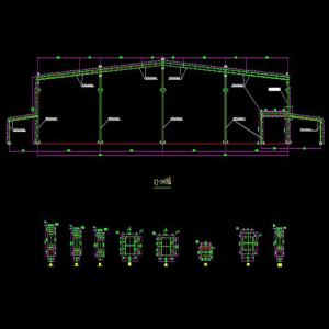 Customizable Steel Frame Building Construction Prefabricated Engineered Building