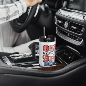 Stainless Steel Blank 40oz Sublimation Tumbler With Handle Custom Tumblers With