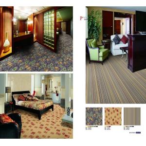 Nylon Printed Modern Home Carpet / Wall To Wall Patterned Carpet