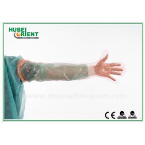 LDPE Disposable Plastic Arm Sleeves For Slaughtering / Food Processing , Eco -