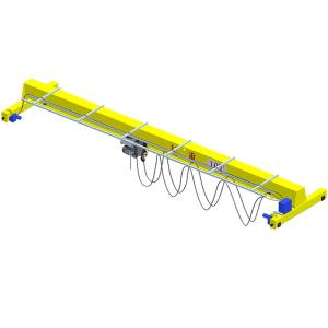 Wholesale High Quality Remote Control or Pendent Line Control Single Beam EOT Crane European Type from china suppliers