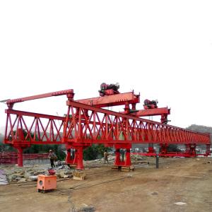 Bridge Girder Launcher Crane Professional Steel Material PLC 5m/Min