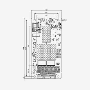 144 X 72mm White Segment LCD Display For Elevator Monarch 7 Segment Display