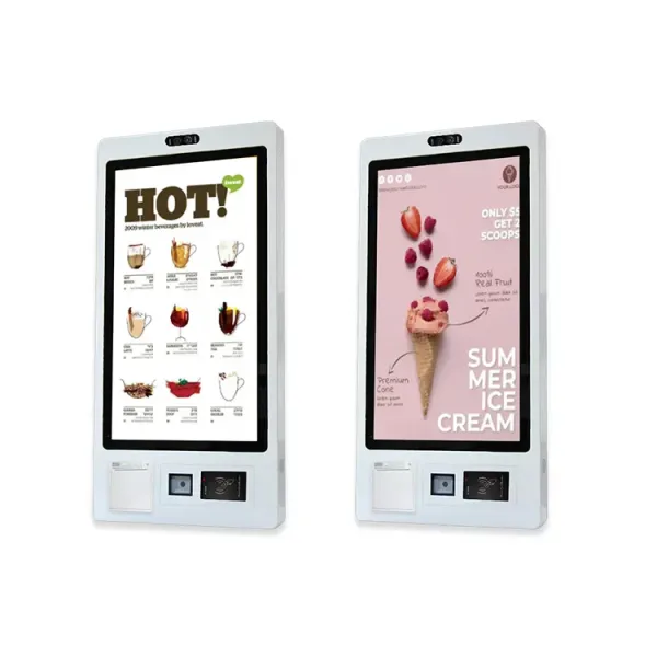 Quality Capacitive Touch 10 Point Self Service Kiosk for Ticket Printing with 1920*1080 FHD Resolution for sale