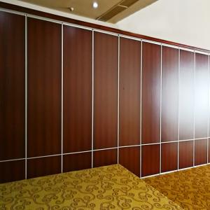 Aluminium Frame Sliding Movable Decorative Mesh Louvered Demountable Partition