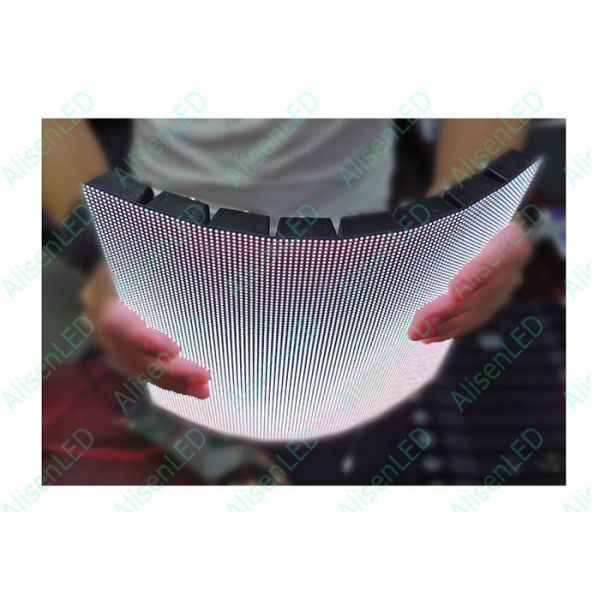 Customizable Soft Flexible Screen LED Curved Screen With 16 Bit Color Processing