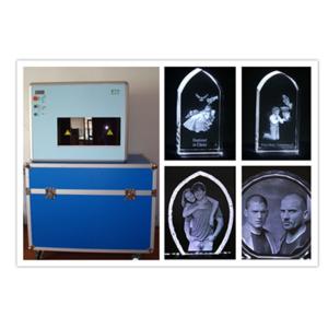 Small Air Cooling Gift Engraving Machine for Glass and Crystal CE / FDA