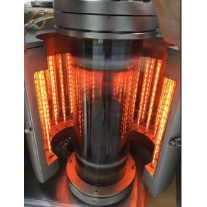 Quartz Glass Tube Vacuum Brazing Machine Chilling Water Cooling Max Temperature