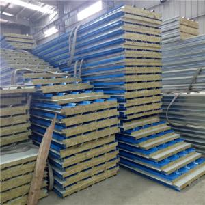 thermal insulation 50mm rock wool sandwich roof panels for shipping container