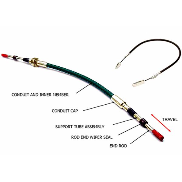 Wholesale Custom All Kinds Of Mechanical Shift Cable Brake Cable Clutch Cable , Simple To Install And Easy To Maintain from china suppliers