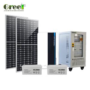 48-240V Output Voltage 5kw Off-Grid Solar System Using Gel Battery