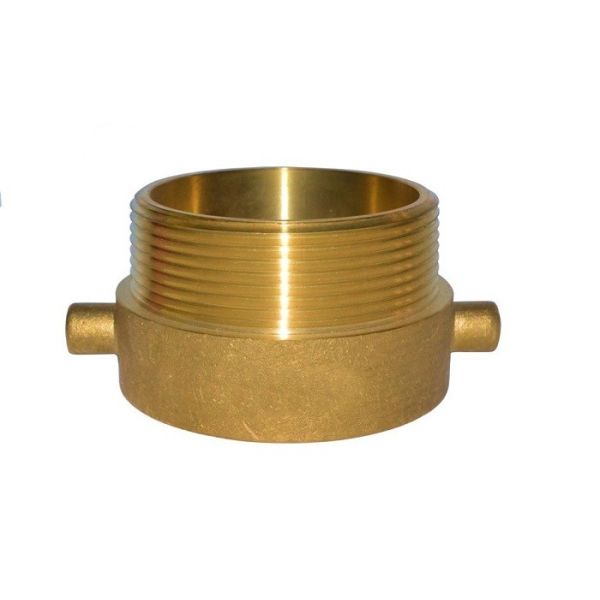 Brass Fire Fighting Hose Couplings 1-1/2 Inches and 2-1/2 Inches Straight Type