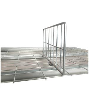 Longspan Shelving Step Beam Iron Warehouse Industrial Shelf Wire Pallet Mesh