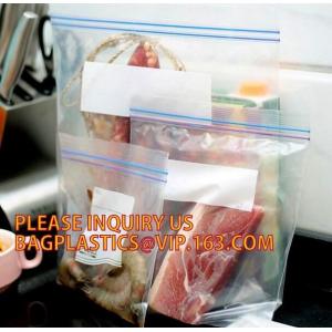 Wholesale Clear food grade poly custom LDPE plastic Zip lockkk bag with color box packing, LDPE griplock zipper baggies with custom p from china suppliers